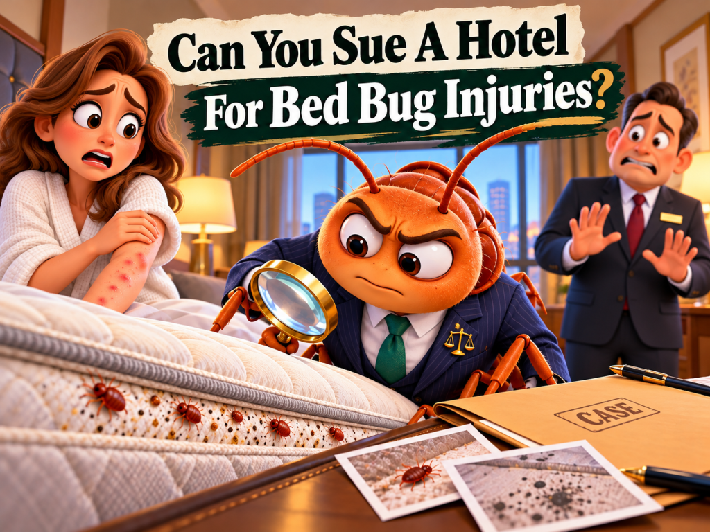 can you sue a hotel for bed bug bites