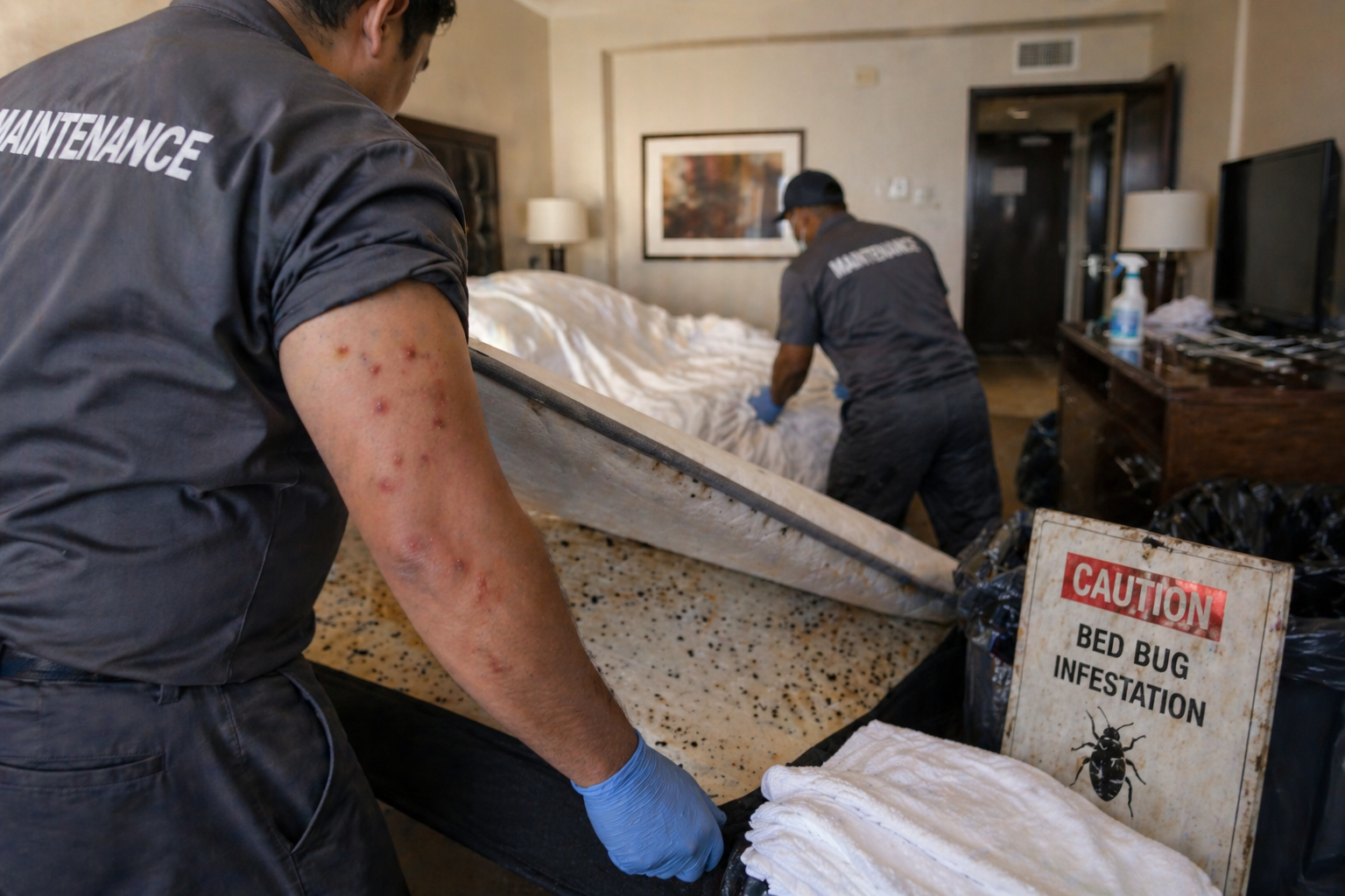 Workplace Bed Bug Injuries