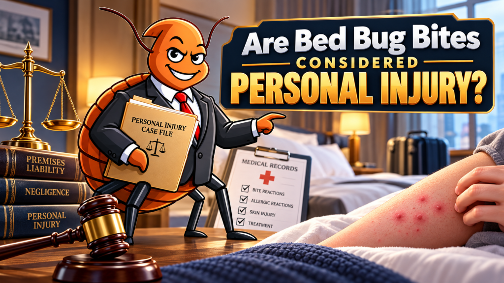 are bed bug bites considered personal injuries