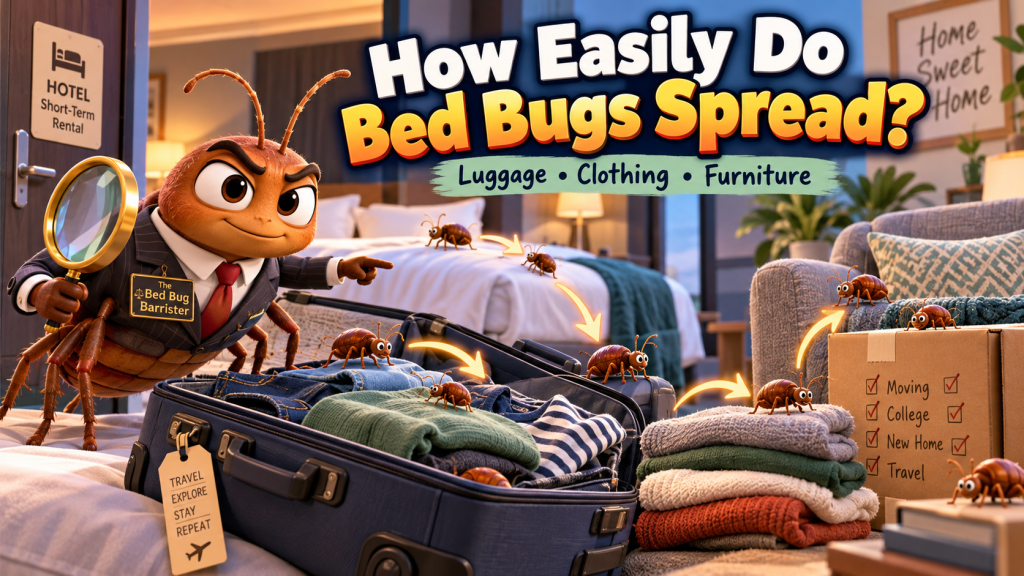 How Easily Bed Bugs Spread